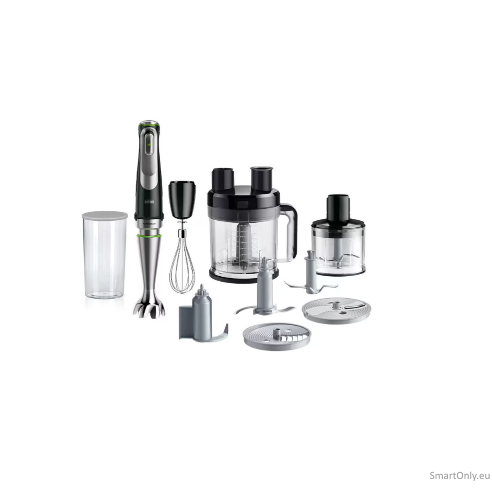 Braun MultiQuick 9 MQ9195XLI | Hand Blender | 1200 W | Number of speeds 3 | Black/Stainless Steel Braun MultiQuick 9 MQ9195XLI | Hand Blender | 1200 W | Number of speeds 3 | Black/Stainless Steel