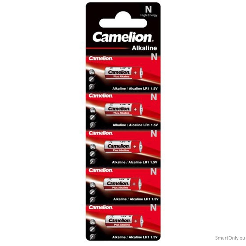 Camelion LR1 Plus Alkaline 5BL 5 vnt. Camelion LR1 Plus Alkaline 5BL 5 vnt.