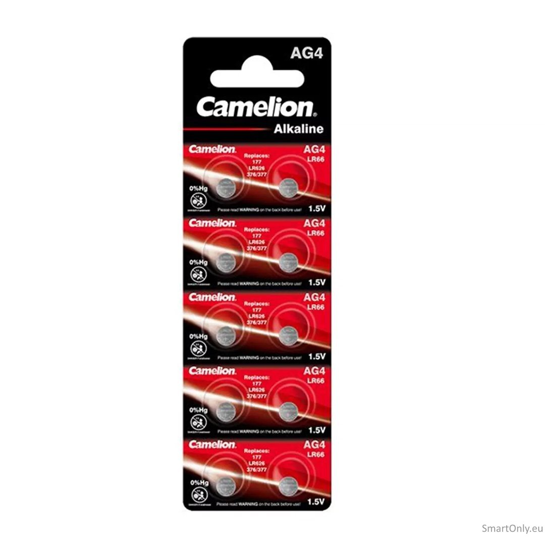 Camelion AG4/LR626/377/177 šarminės baterijos 10 vnt. Camelion AG4/LR626/377/177 šarminės baterijos 10 vnt.