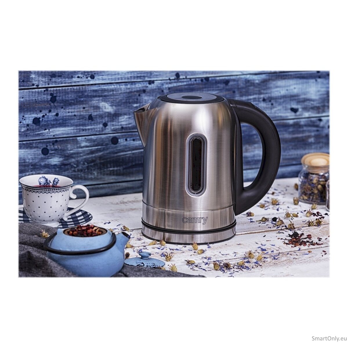 Camry Kettle CR 1253 With electronic control 2200 W 1.7 L Stainless steel 360° rotational base Stainless steel 15 Camry Kettle CR 1253 With electronic control 2200 W 1.7 L Stainless steel 360° rotational base Stainless steel 15