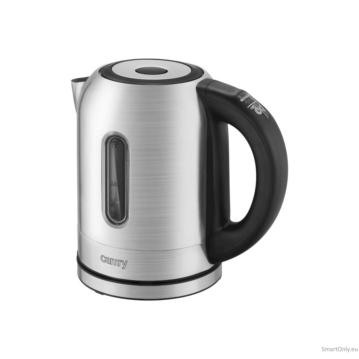 Camry Kettle CR 1253 With electronic control 2200 W 1.7 L Stainless steel 360° rotational base Stainless steel 2 Camry Kettle CR 1253 With electronic control 2200 W 1.7 L Stainless steel 360° rotational base Stainless steel 2