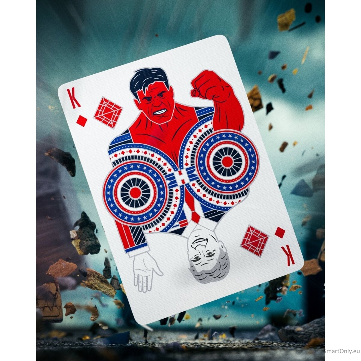 Captain America žaidimo kortos Theory11 5 Captain America žaidimo kortos Theory11 5