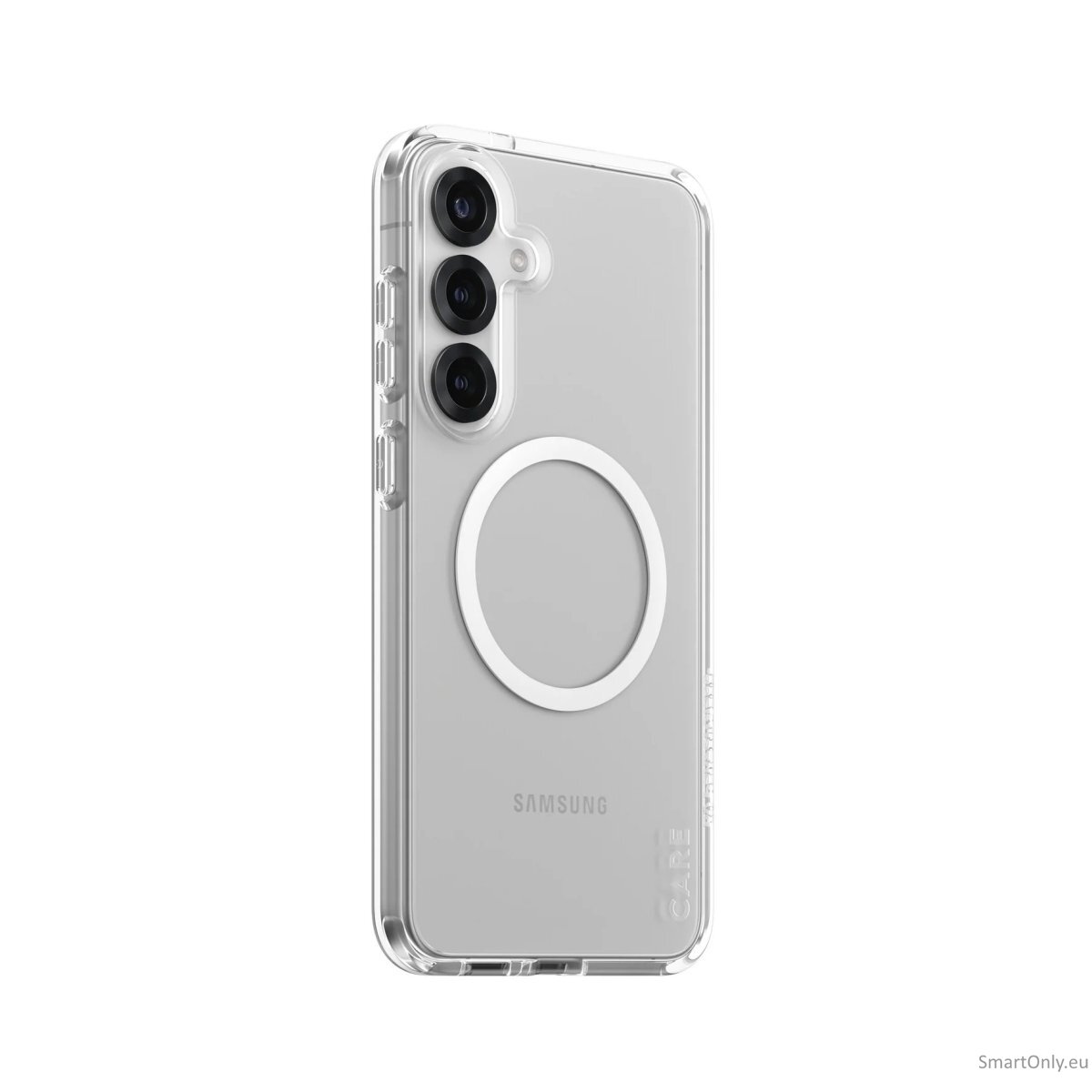 CARE by PanzerGlass Flagship Case Transparent Urban Combat w. White Qi Compatible Samsung Galaxy S25 | CARE 1 CARE by PanzerGlass Flagship Case Transparent Urban Combat w. White Qi Compatible Samsung Galaxy S25 | CARE 1