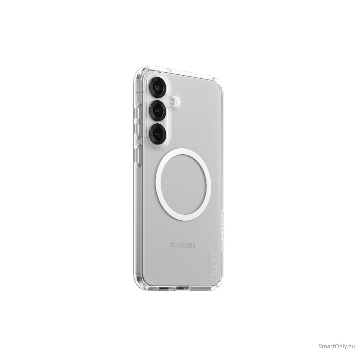 CARE by PanzerGlass Flagship Case Transparent Urban Combat w. White Qi Compatible Samsung Galaxy S25 | CARE 7 CARE by PanzerGlass Flagship Case Transparent Urban Combat w. White Qi Compatible Samsung Galaxy S25 | CARE 7