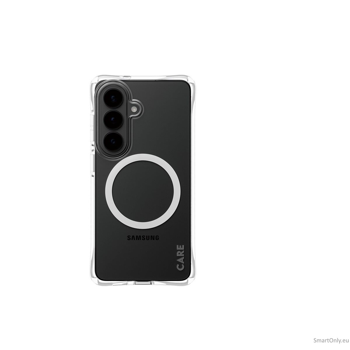 CARE by PanzerGlass Samba Case Transparent w. White Qi Samsung New Galaxy S26 | PanzerGlass 1 CARE by PanzerGlass Samba Case Transparent w. White Qi Samsung New Galaxy S26 | PanzerGlass 1