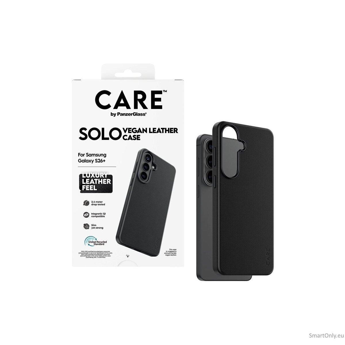 CARE by PanzerGlass Solo Case Black Samsung New Galaxy S26 Plus | PanzerGlass 3 CARE by PanzerGlass Solo Case Black Samsung New Galaxy S26 Plus | PanzerGlass 3