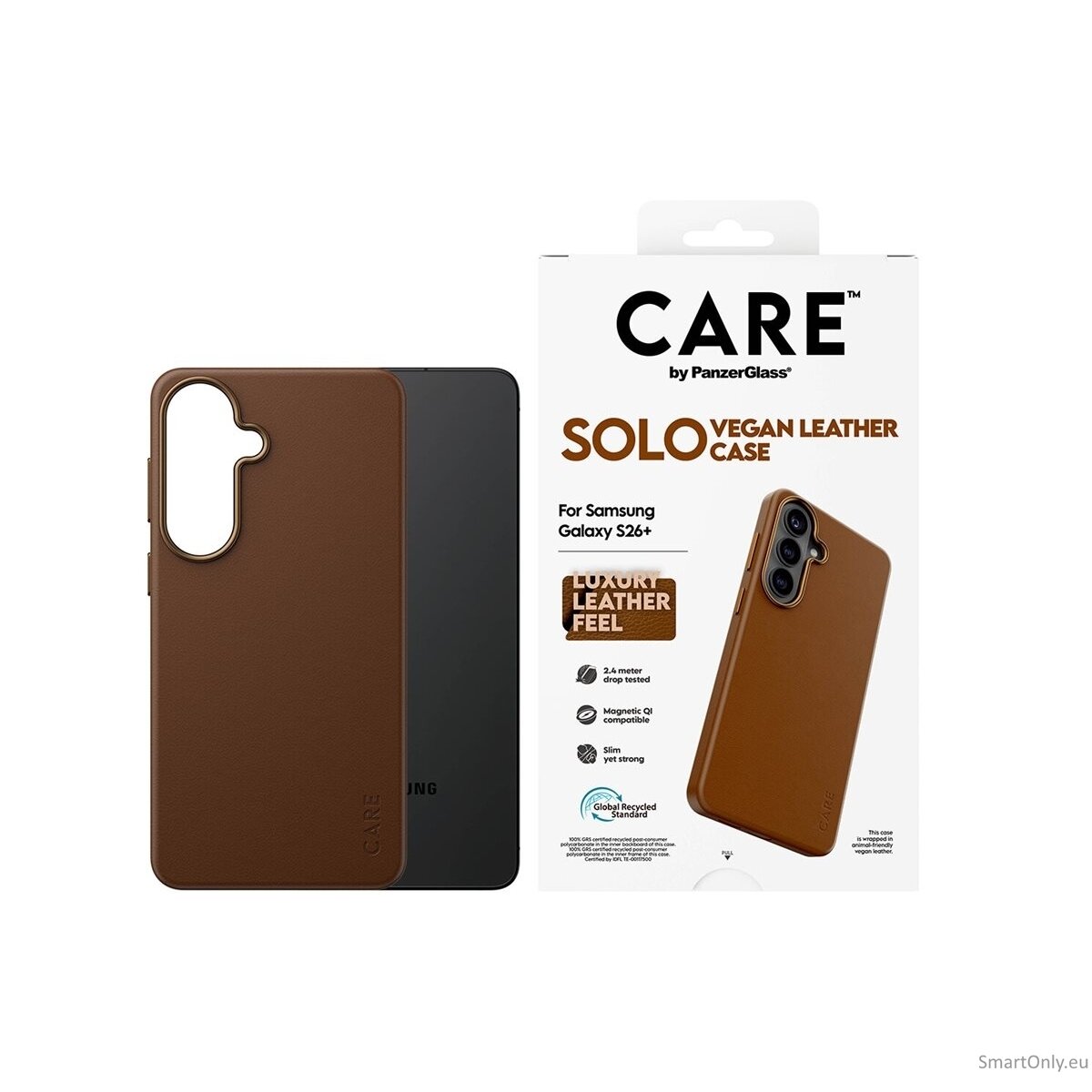 CARE by PanzerGlass Solo Case Brown Samsung New Galaxy S26 Plus | PanzerGlass 4 CARE by PanzerGlass Solo Case Brown Samsung New Galaxy S26 Plus | PanzerGlass 4