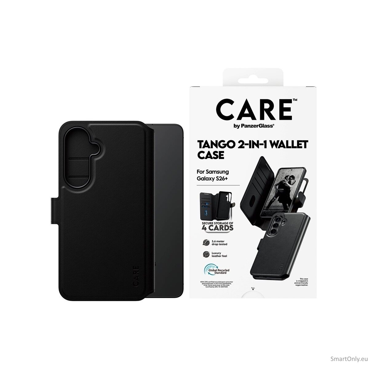 CARE by PanzerGlass Tango 2-in-1 Wallet Case w. Qi Samsung New Galaxy S26 Plus | PanzerGlass 2