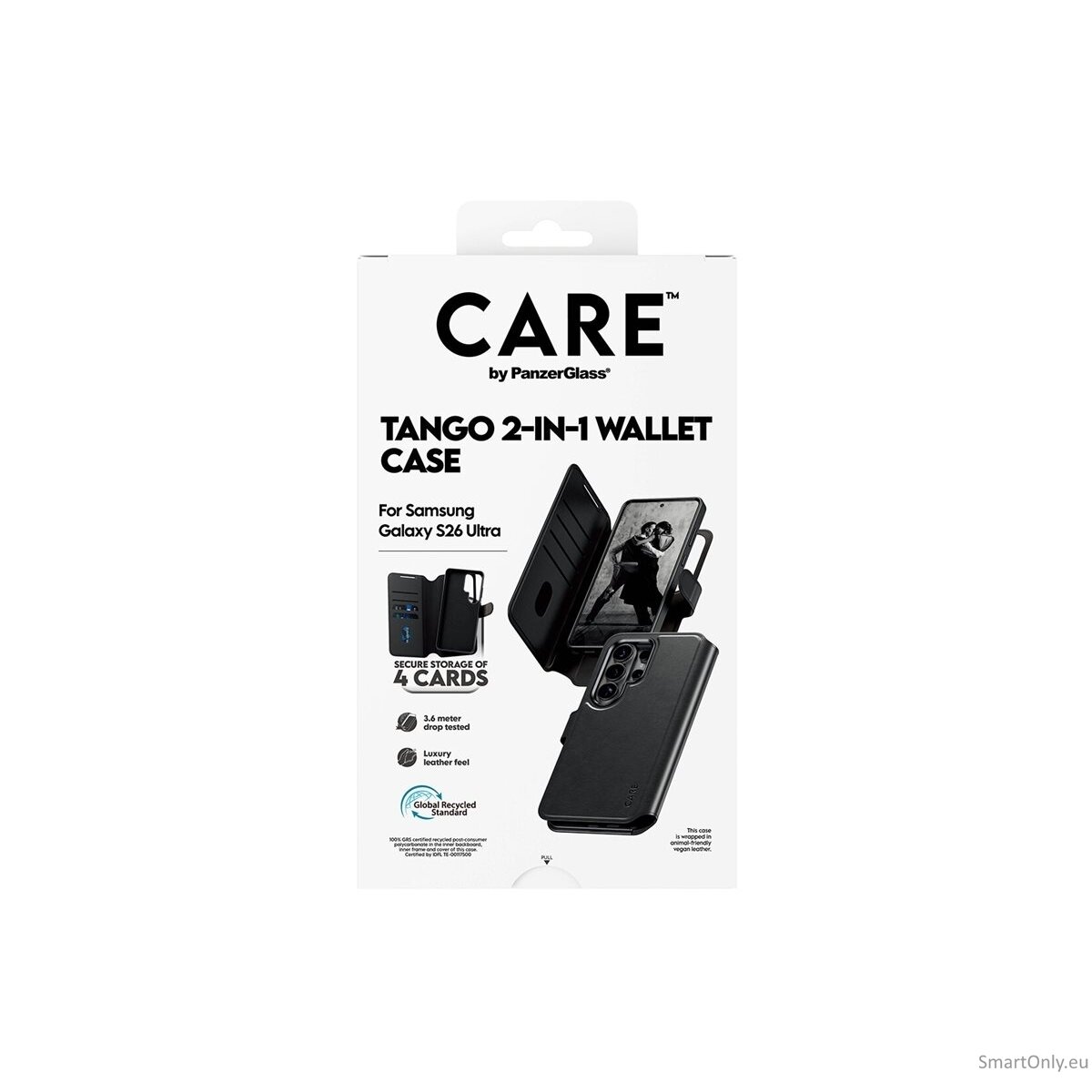 CARE by PanzerGlass Tango 2-in-1 Wallet Case w. Qi Samsung New Galaxy S26 Ultra | PanzerGlass 7 CARE by PanzerGlass Tango 2-in-1 Wallet Case w. Qi Samsung New Galaxy S26 Ultra | PanzerGlass 7