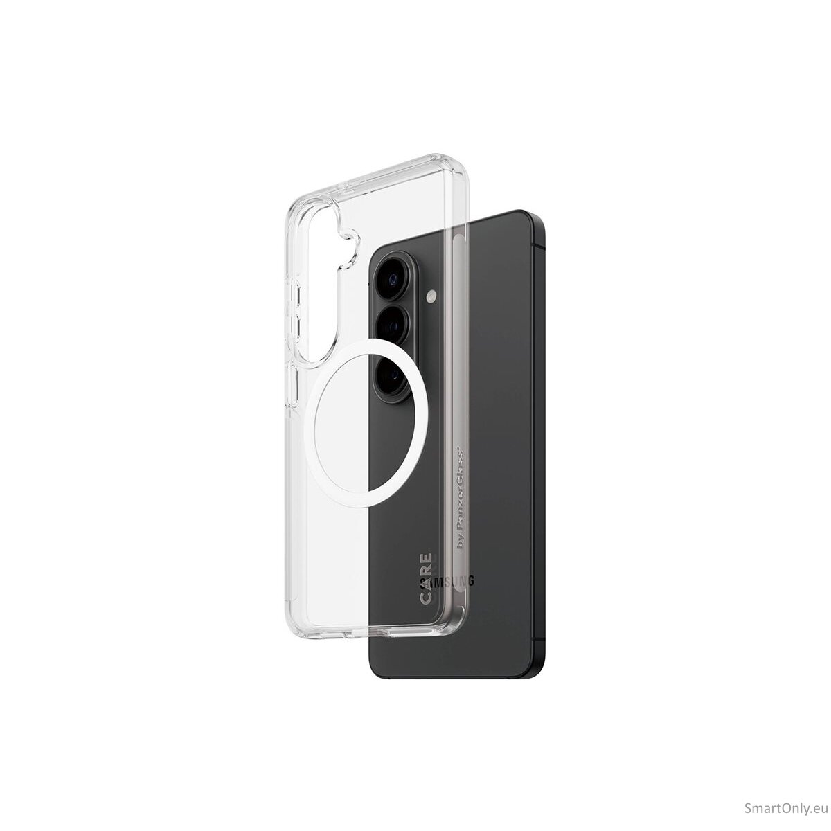 CARE by PanzerGlass Urban Explorer Case Transparent w. White Qi Samsung New Galaxy S26 | PanzerGlass CARE by PanzerGlass Urban Explorer Case Transparent w. White Qi Samsung New Galaxy S26 | PanzerGlass