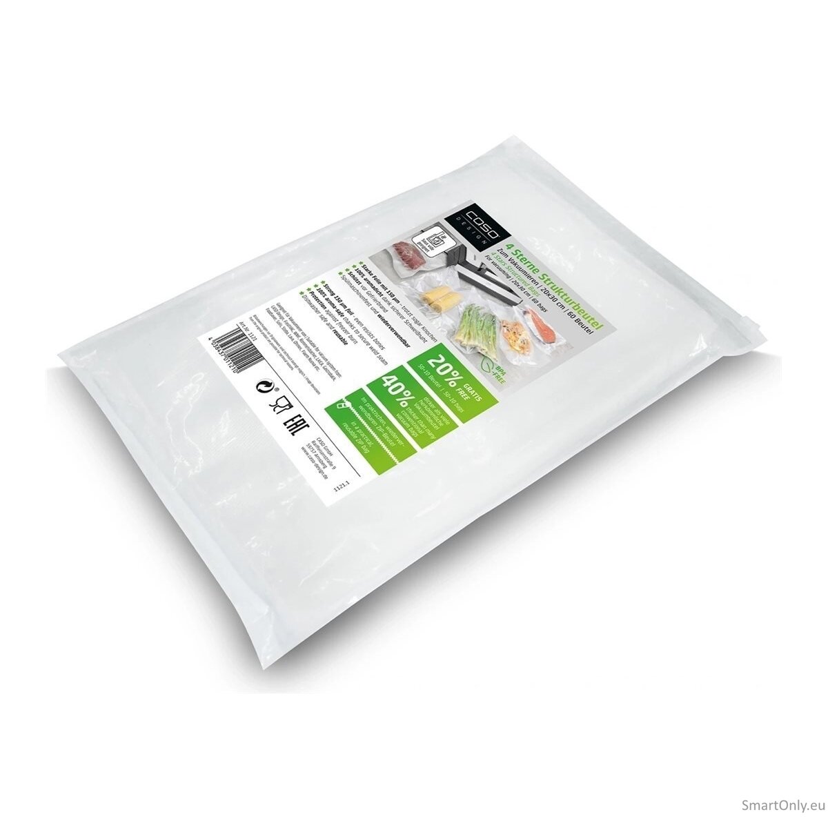 Caso | 4 Stars Structured Bags 20x30 cm | 60 pcs 1