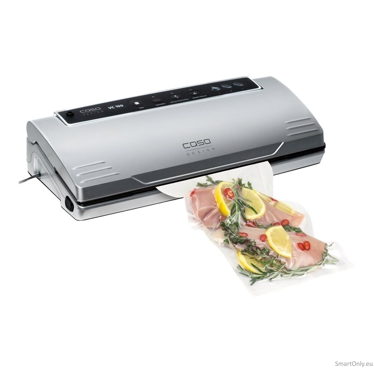 Caso | Bar Vacuum sealer | VC 100 | Power 120 W | Temperature control | Silver 8 Caso | Bar Vacuum sealer | VC 100 | Power 120 W | Temperature control | Silver 8