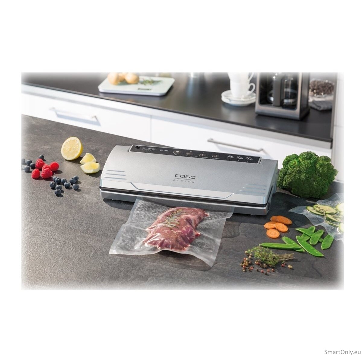 Caso | Bar Vacuum sealer | VC 100 | Power 120 W | Temperature control | Silver 9 Caso | Bar Vacuum sealer | VC 100 | Power 120 W | Temperature control | Silver 9