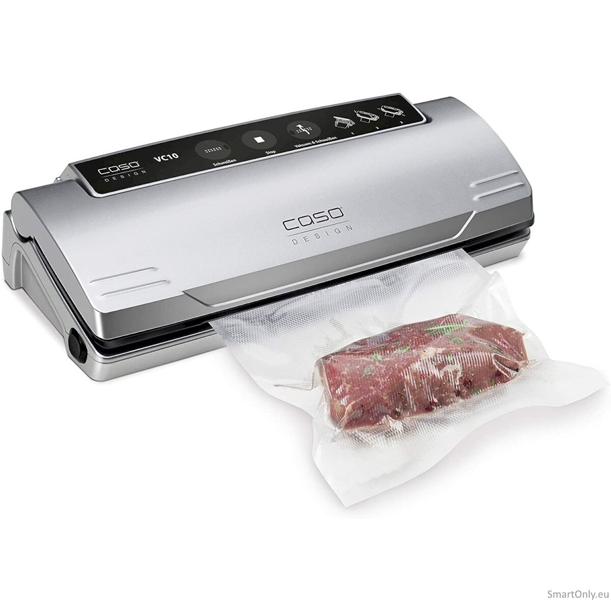Caso Bar Vacuum sealer VC10 Power 110 W Temperature control Silver 4 Caso Bar Vacuum sealer VC10 Power 110 W Temperature control Silver 4