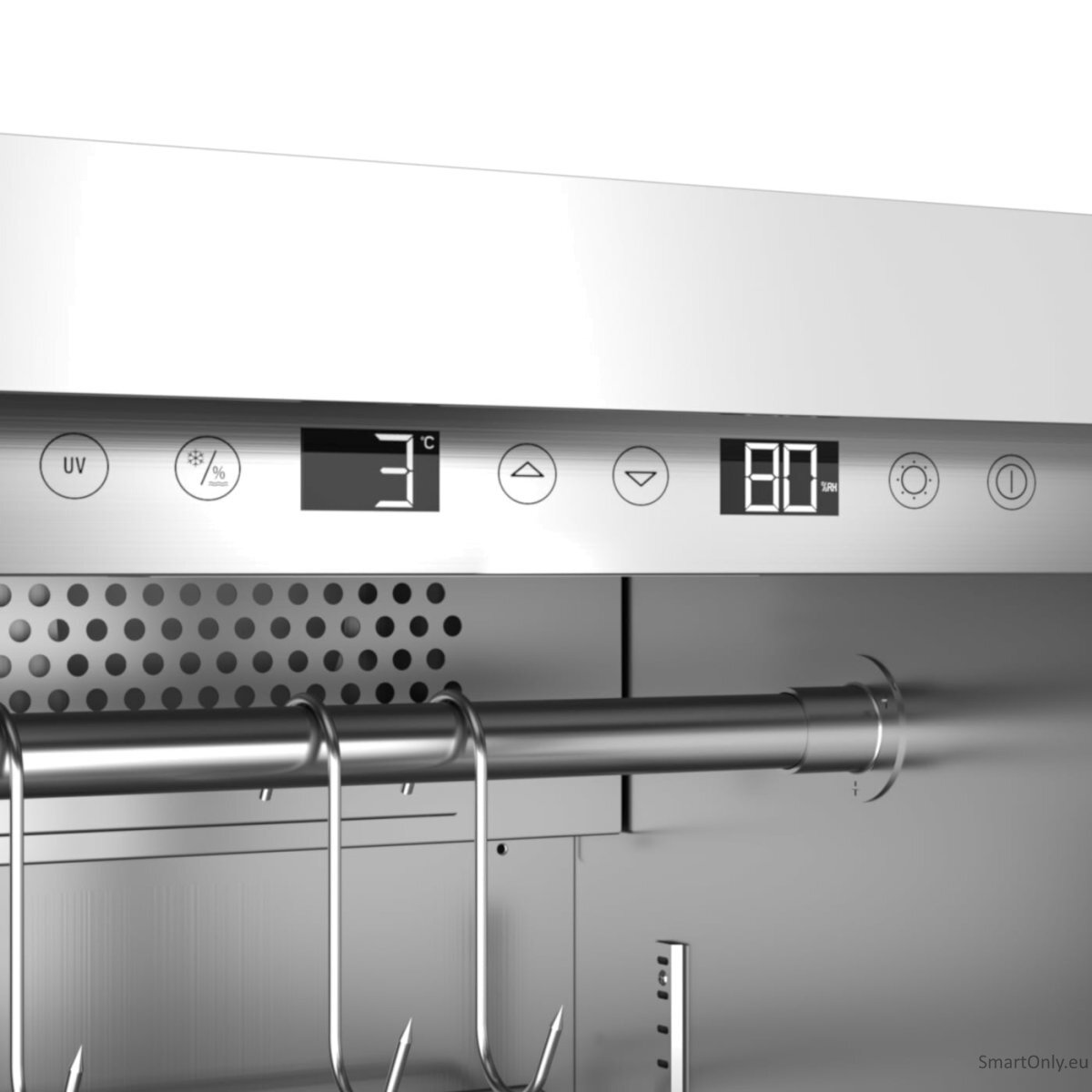 Caso | Dry aging cabinet with compressor technology | DryAged Master 125 | Energy efficiency class Not apply | Free standing | Bottles capacity Not apply | Cooling type Compressor technology | Stainless steel Caso | Dry aging cabinet with compressor technology | DryAged Master 125 | Energy efficiency class Not apply | Free standing | Bottles capacity Not apply | Cooling type Compressor technology | Stainless steel