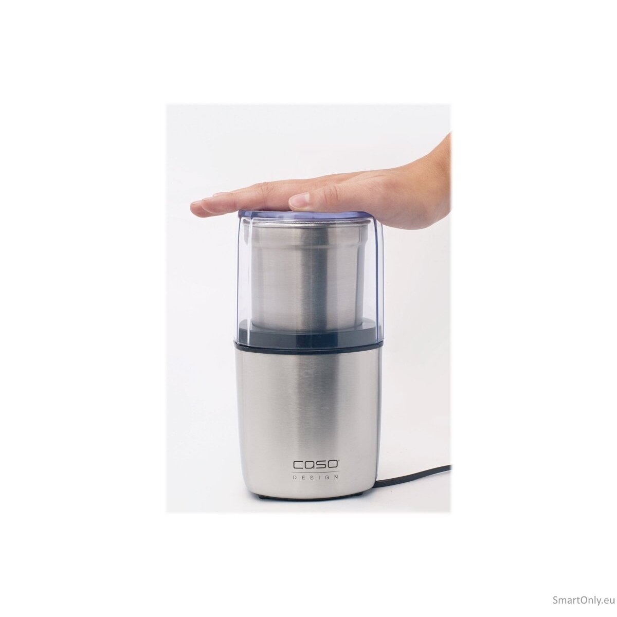 Caso | Electric coffee grinder | 1830 | 200 W W | Lid safety switch | Number of cups 8 pc(s) | Stainless steel 6 Caso | Electric coffee grinder | 1830 | 200 W W | Lid safety switch | Number of cups 8 pc(s) | Stainless steel 6