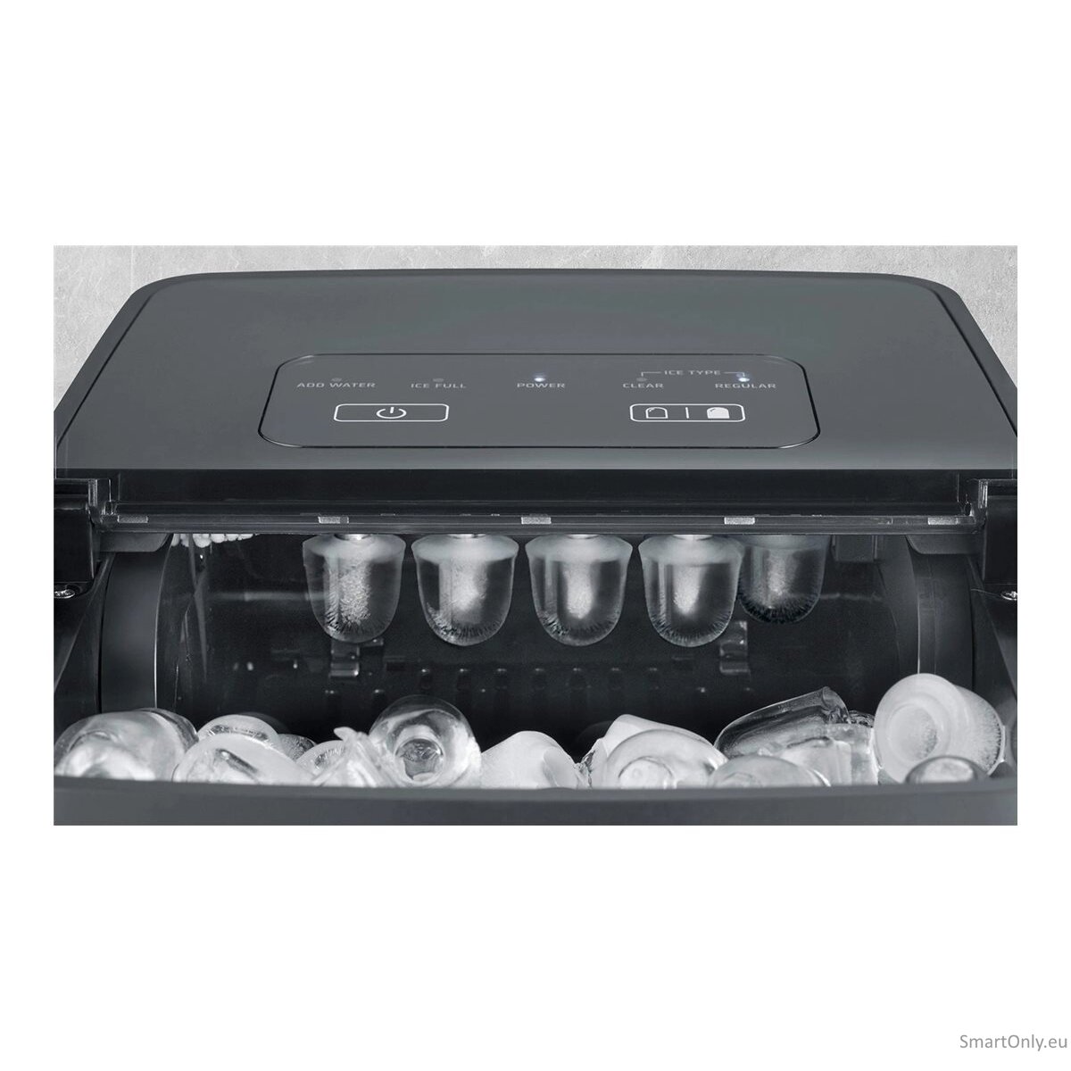 Caso Ice Cube Maker | Clear Ice Advanced | Power 130 W | Capacity 1.5 L | Matt Black 14 Caso Ice Cube Maker | Clear Ice Advanced | Power 130 W | Capacity 1.5 L | Matt Black 14