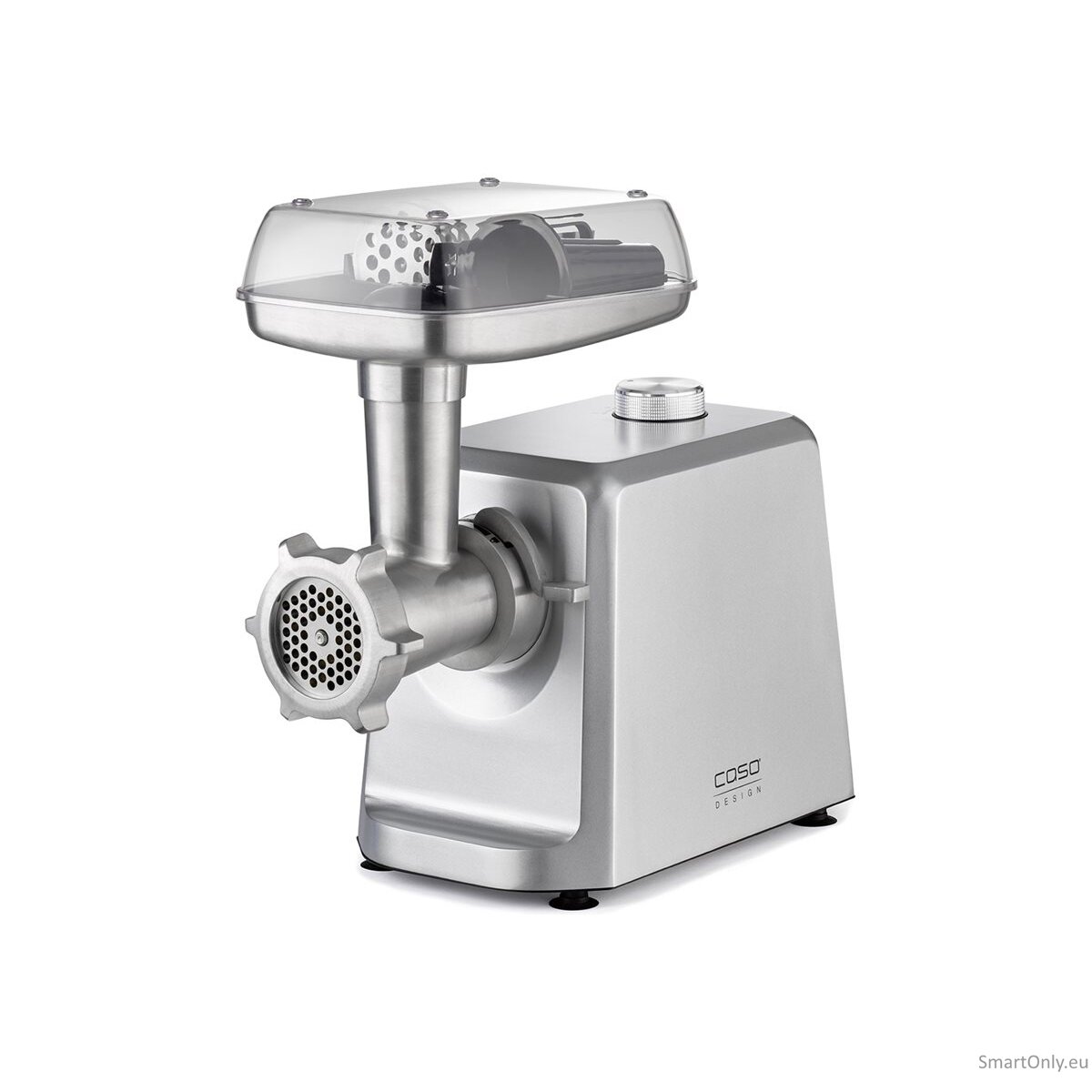 Caso | Meat Mincer | FW 2500 | Stainless Steel | 2500 W | Number of speeds 2 | Throughput (kg/min) 2.5 | 3 stainless steel cutting plates (3 mm, 5 mm and 8 mm), Sausage filler, Cookie attachment with 4 moulds, Stuffer 3 Caso | Meat Mincer | FW 2500 | Stainless Steel | 2500 W | Number of speeds 2 | Throughput (kg/min) 2.5 | 3 stainless steel cutting plates (3 mm, 5 mm and 8 mm), Sausage filler, Cookie attachment with 4 moulds, Stuffer 3
