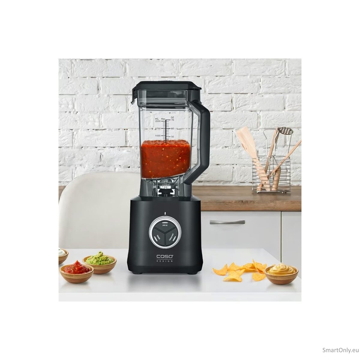 Caso Power Blender | B 2000 | Tabletop | 2000 W | Jar material Tritan | Jar capacity 2 L | Ice crushing | Black 10 Caso Power Blender | B 2000 | Tabletop | 2000 W | Jar material Tritan | Jar capacity 2 L | Ice crushing | Black 10