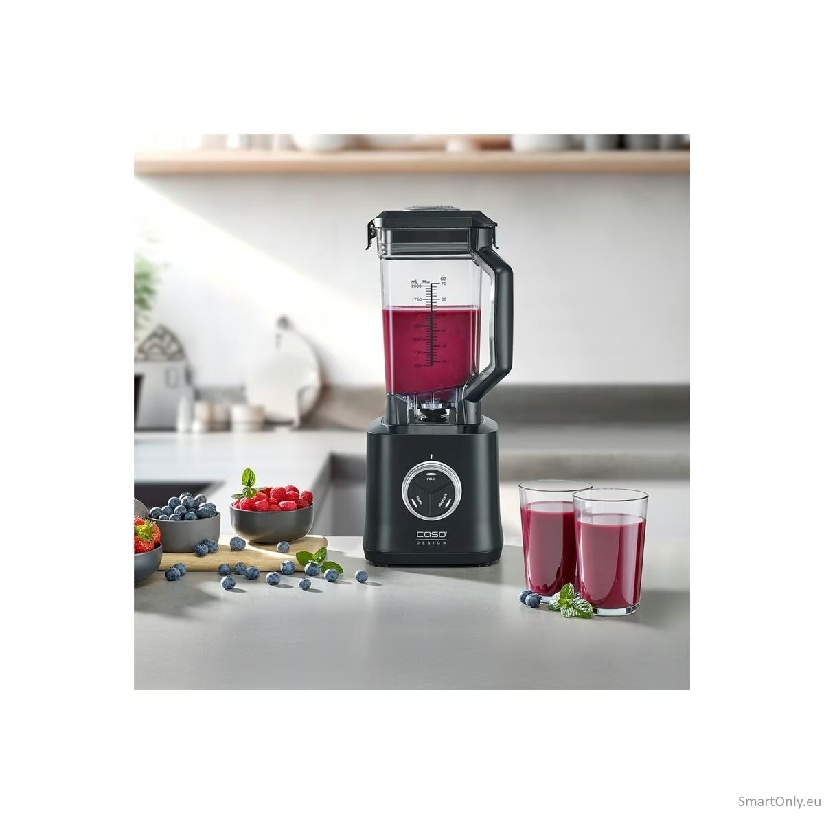 Caso Power Blender | B 2000 | Tabletop | 2000 W | Jar material Tritan | Jar capacity 2 L | Ice crushing | Black 11 Caso Power Blender | B 2000 | Tabletop | 2000 W | Jar material Tritan | Jar capacity 2 L | Ice crushing | Black 11