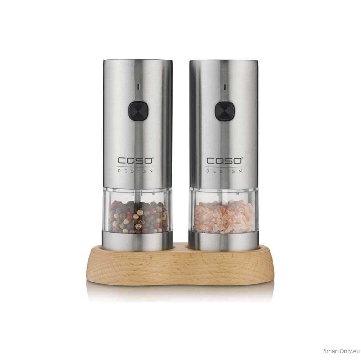 Caso Salt and Pepper Grinder | SpiceDuo | Electric | Housing material Stainless steel | Lithium 8