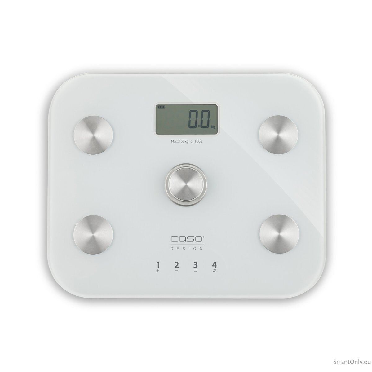Caso | Scale | BodyEnergy Fit | Maximum weight (capacity) 150 kg | Accuracy 100 g | White 1