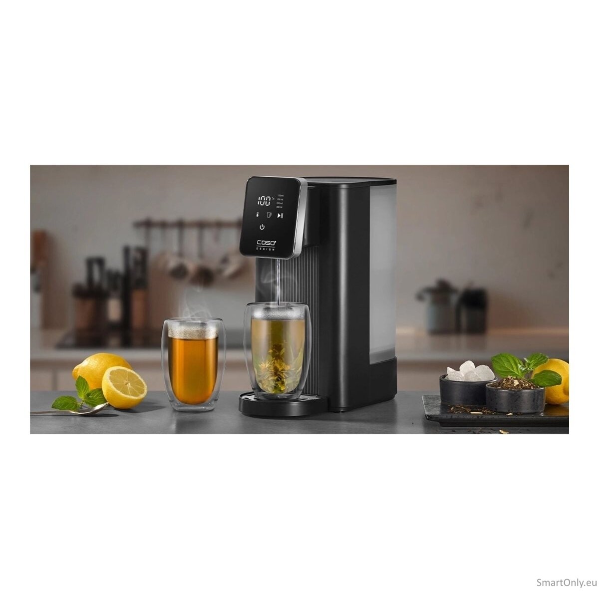 Caso | Turbo Hot Water Dispenser | HW 616 | Water Dispenser | 2600 W | 2.5 L | Plastic/Stainless Steel | Black/Stainless Steel 12
