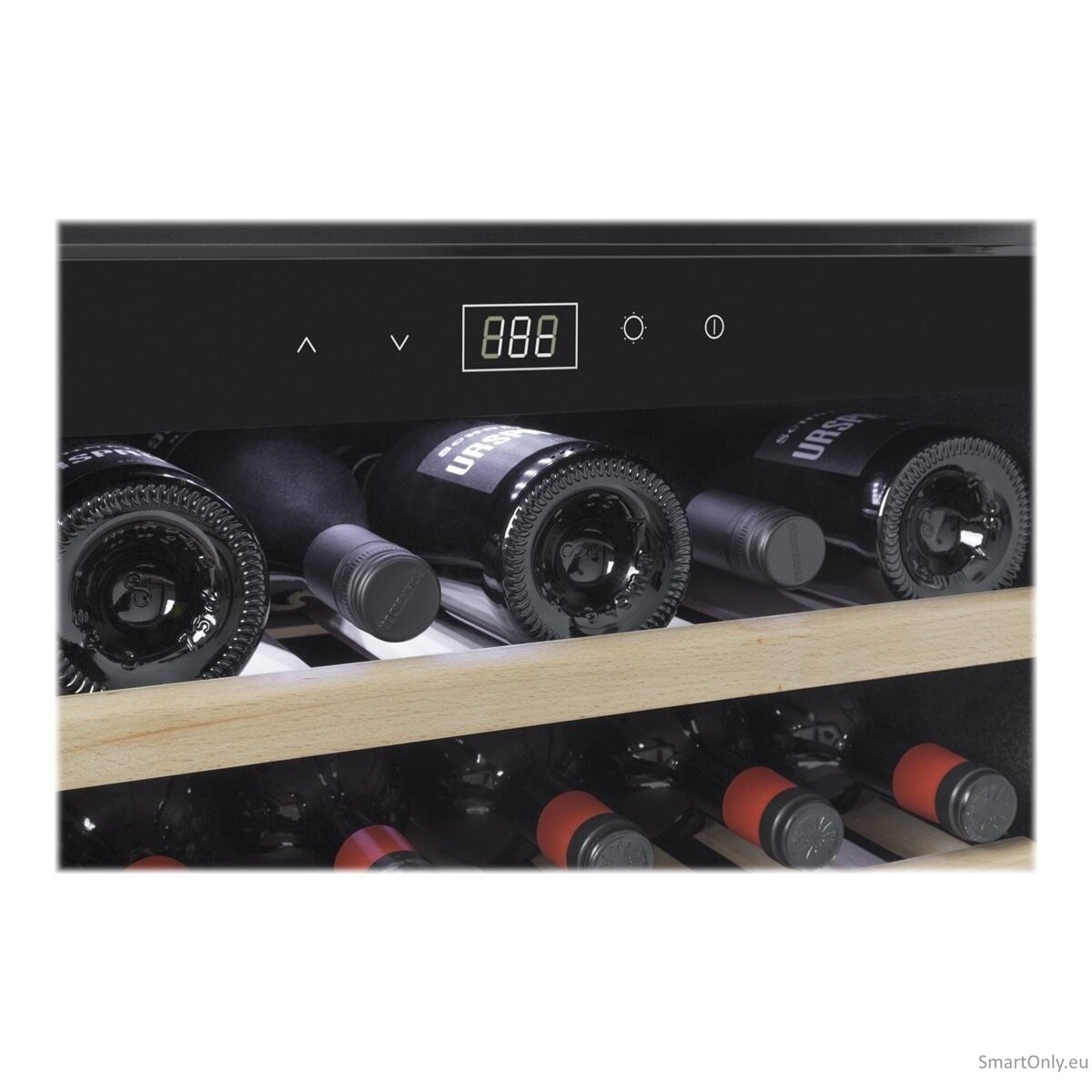 Caso | Wine cooler | WineSafe 18 EB | Energy efficiency class G | Built-in | Bottles capacity 18 bottles | Cooling type Compressor technology | Black 7