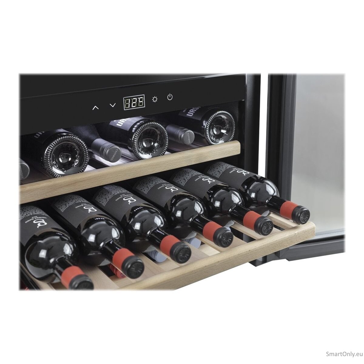 Caso | Wine cooler | WineSafe 18 EB | Energy efficiency class G | Built-in | Bottles capacity 18 bottles | Cooling type Compressor technology | Black 8