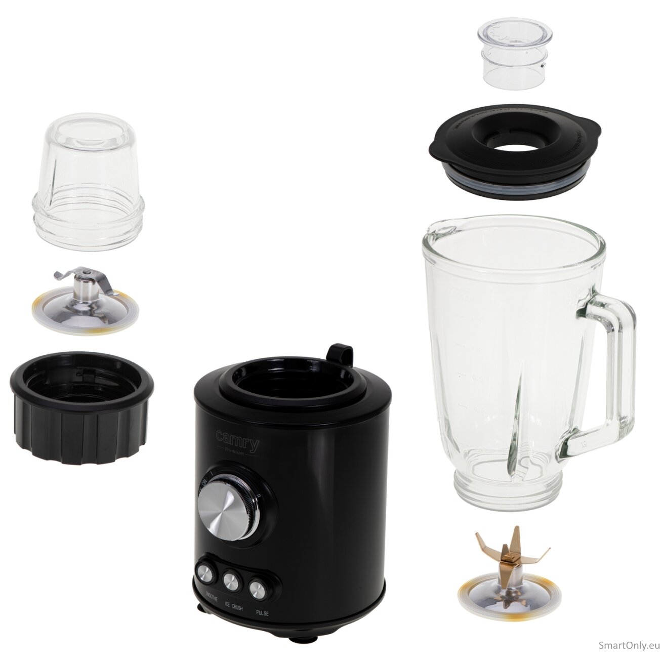 Camry Blender | CR 4088 | Tabletop | 1800 W | Jar material Glass | Jar capacity 1.5 L | Ice crushing | Piano Black 10 Camry Blender | CR 4088 | Tabletop | 1800 W | Jar material Glass | Jar capacity 1.5 L | Ice crushing | Piano Black 10