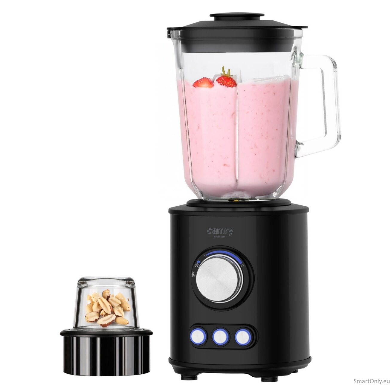 Camry Blender | CR 4088 | Tabletop | 1800 W | Jar material Glass | Jar capacity 1.5 L | Ice crushing | Piano Black 2 Camry Blender | CR 4088 | Tabletop | 1800 W | Jar material Glass | Jar capacity 1.5 L | Ice crushing | Piano Black 2