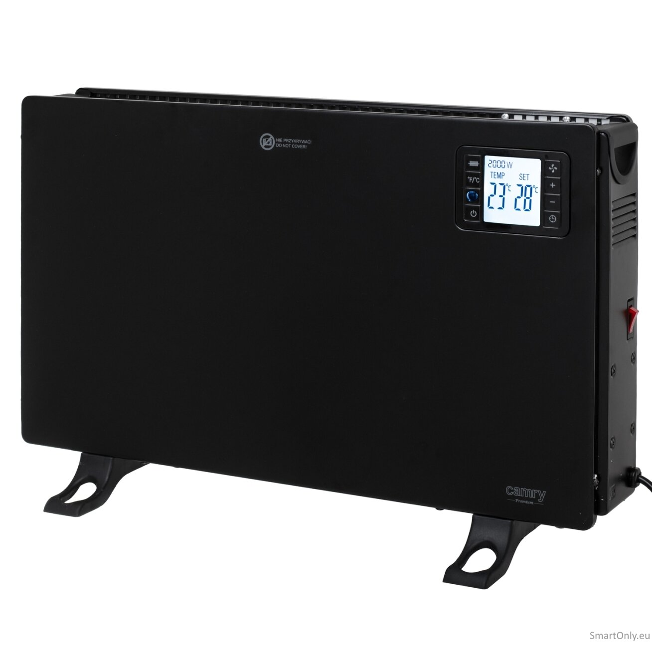 Camry Fan Heater with Remote Control | CR 7739 | Convection Heater | 2000 W | Number of power levels 3 (750W/1250W/2000W) | Black Camry Fan Heater with Remote Control | CR 7739 | Convection Heater | 2000 W | Number of power levels 3 (750W/1250W/2000W) | Black