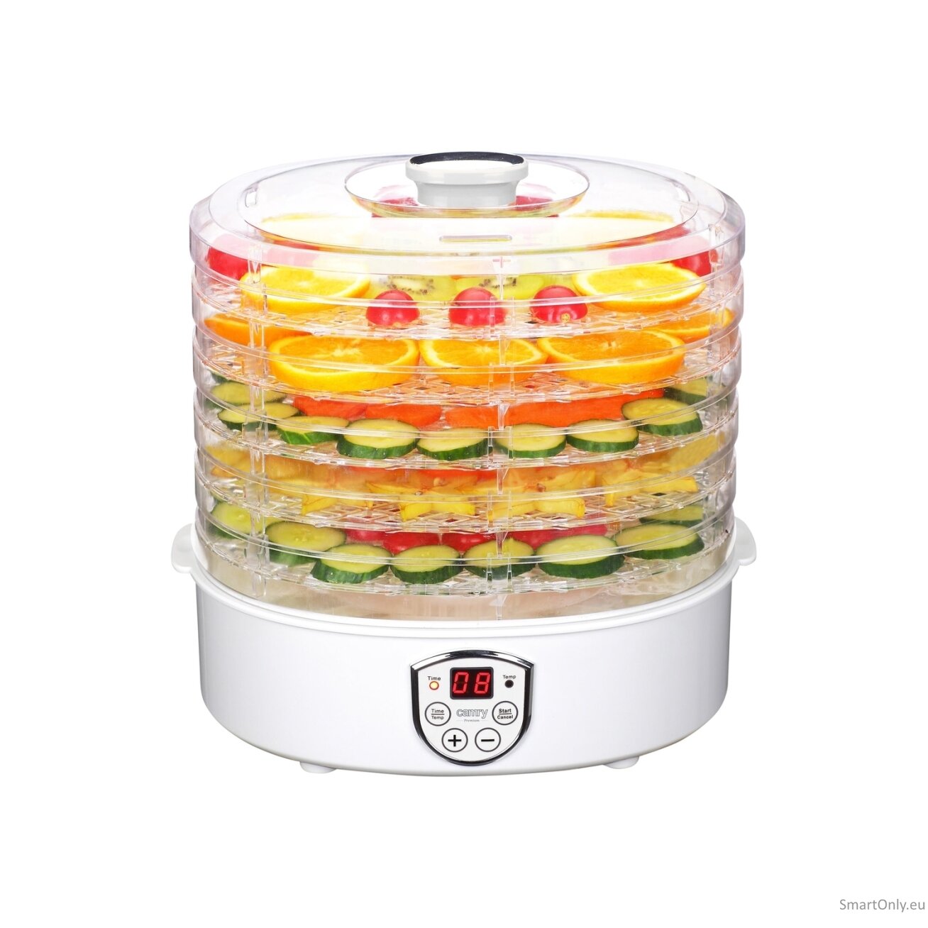 Camry | Food Dehydrator | CR 6659 | Power 240 W | Number of trays 5 | Temperature control | Integrated timer | White 5 Camry | Food Dehydrator | CR 6659 | Power 240 W | Number of trays 5 | Temperature control | Integrated timer | White 5