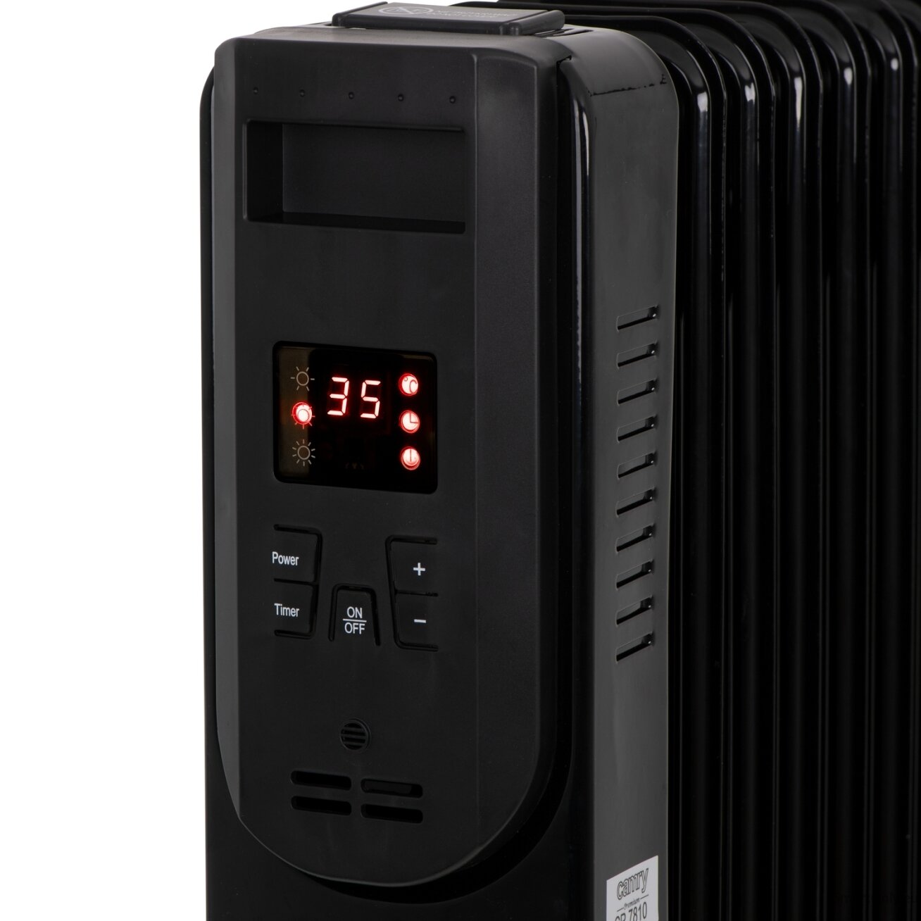 Camry | Oil-Filled Radiator with Remote Control | CR 7812 | Oil Filled Radiator | 1500 W | Number of power levels 3 | Black 1