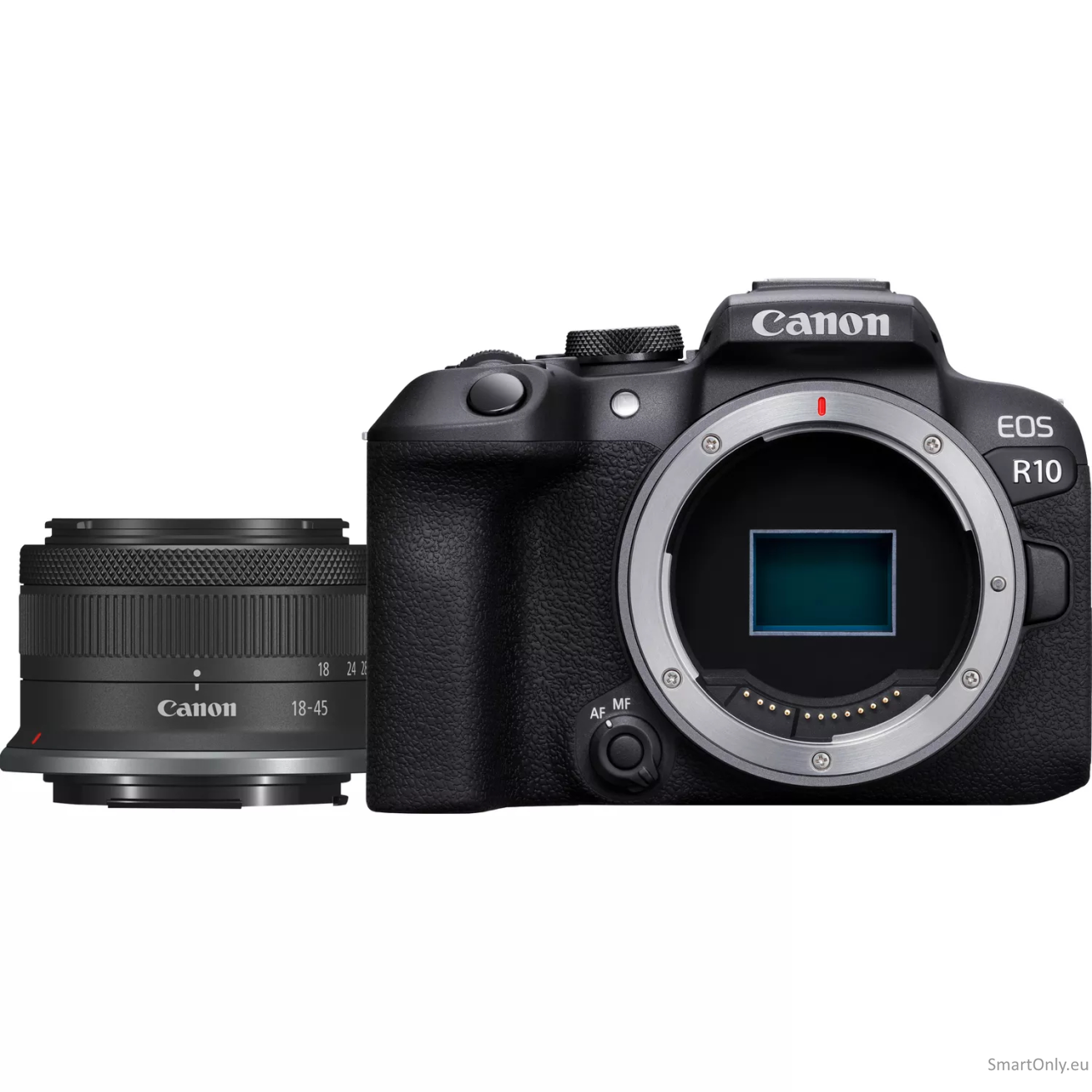 Canon | D.CAM EOS R10 RF-S 18-45 IS STM EU26 | Megapixel 24.2 MP | Image stabilizer | ISO sensitivity (max) 32000 | Wi-Fi | Video recording | Manual | CMOS | Black Canon | D.CAM EOS R10 RF-S 18-45 IS STM EU26 | Megapixel 24.2 MP | Image stabilizer | ISO sensitivity (max) 32000 | Wi-Fi | Video recording | Manual | CMOS | Black