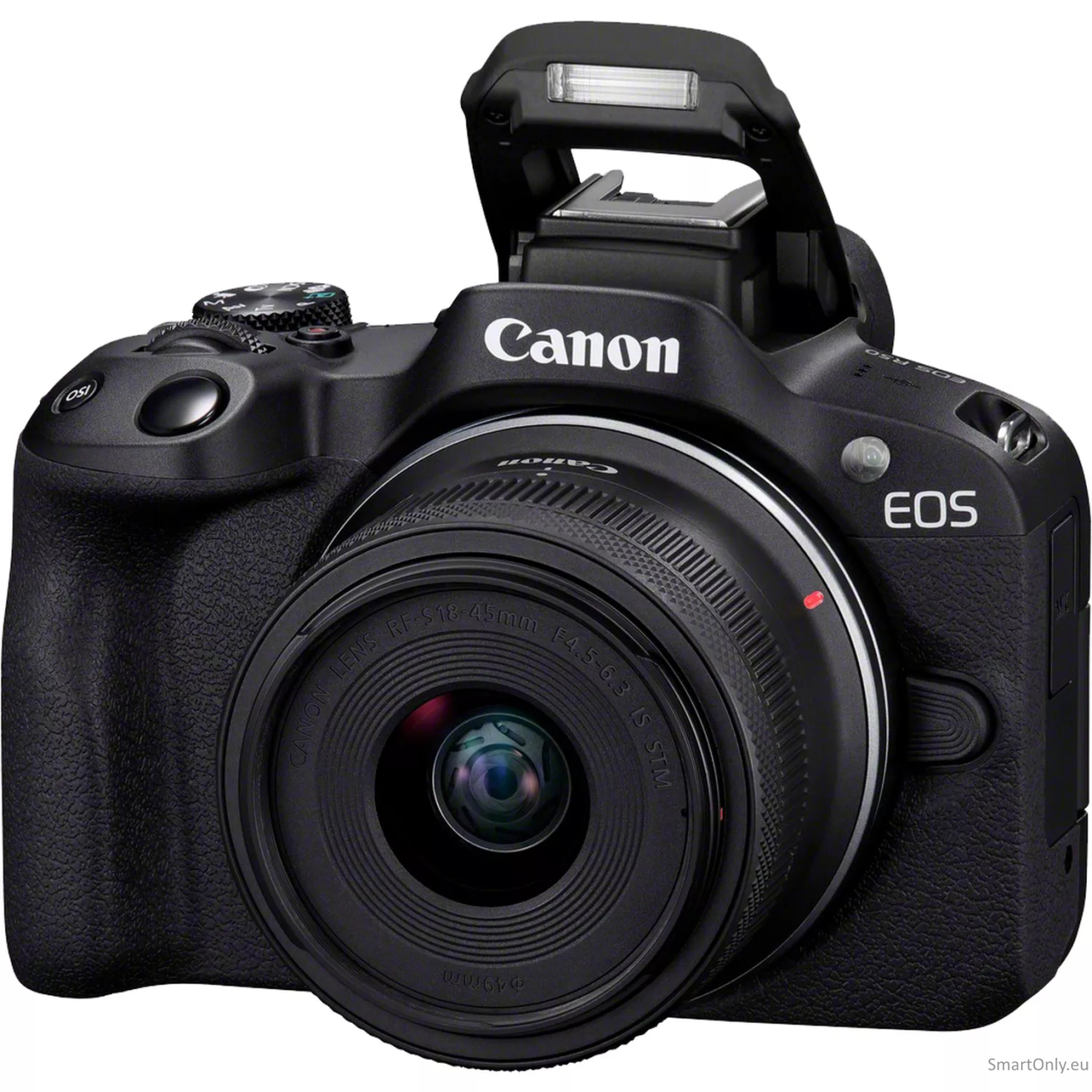 Canon | EOS R50 + RF-S 18-45mm F4.5-6.3 IS STM (SIP) | Megapixel 24.2 MP | Image stabilizer | ISO sensitivity (max) 32000 | Display diagonal 2.95 " | Wi-Fi | Video recording | Automatic, manual | CMOS | Black 2
