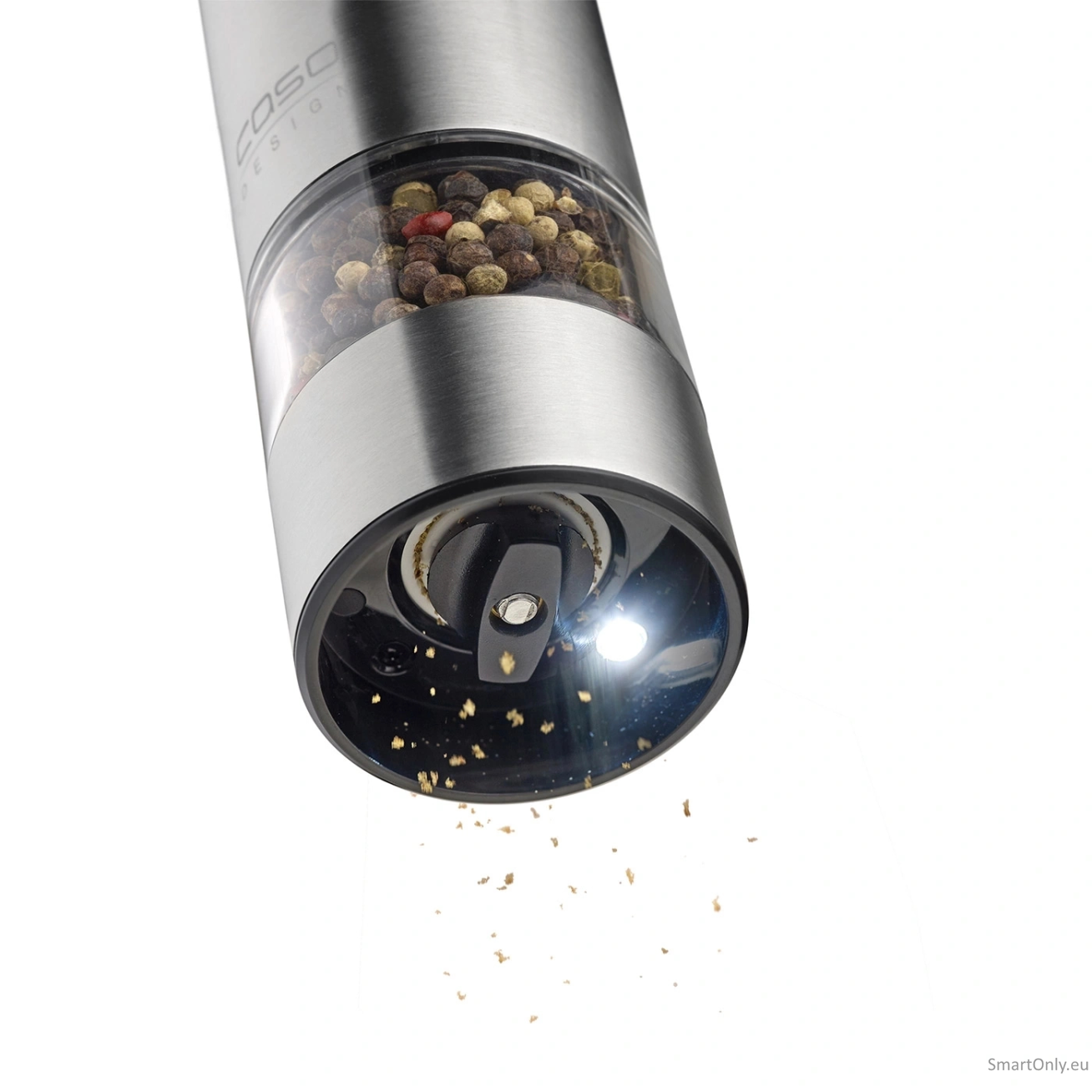 Caso Salt and Pepper Grinder | SpiceDuo | Electric | Housing material Stainless steel | Lithium 3 Caso Salt and Pepper Grinder | SpiceDuo | Electric | Housing material Stainless steel | Lithium 3