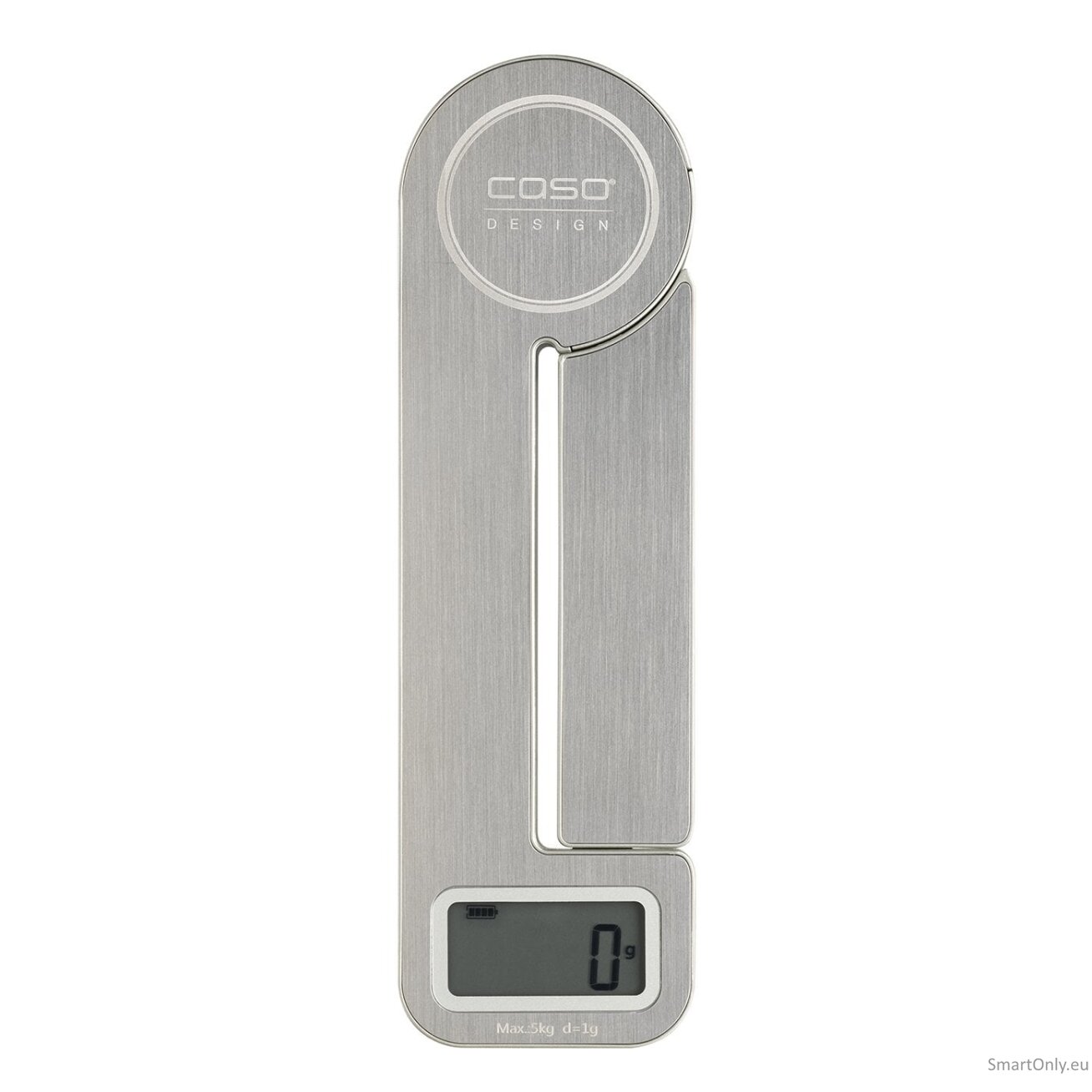 Caso | Scales | KitchenEcostyle | Maximum weight (capacity) 5 kg | Graduation 1 g | Display type LCD | Stainless steel 5 Caso | Scales | KitchenEcostyle | Maximum weight (capacity) 5 kg | Graduation 1 g | Display type LCD | Stainless steel 5