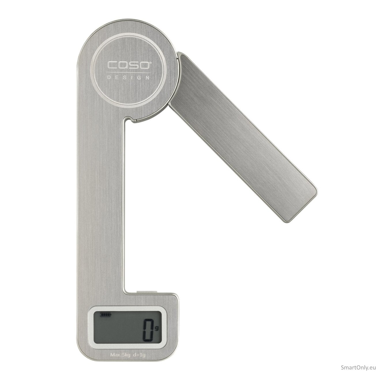 Caso | Scales | KitchenEcostyle | Maximum weight (capacity) 5 kg | Graduation 1 g | Display type LCD | Stainless steel 6
