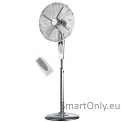 Camry CR 7314 Stand Fan, Diameter 45 cm, Stainless steel, Timer, 190 W, Oscillation