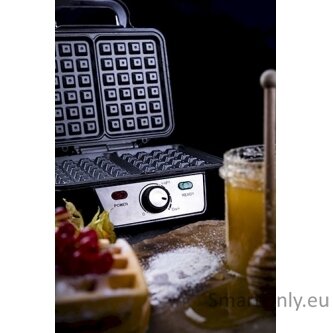 Camry Waffle Maker CR 3046 1600 W Number of pastry 2 Belgium Black/Stainless Steel Camry Waffle Maker CR 3046 1600 W Number of pastry 2 Belgium Black/Stainless Steel