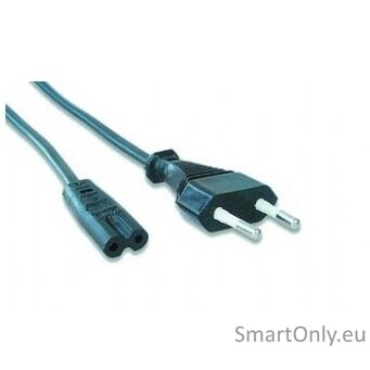 Cablexpert | Power cord (C7), VDE approved | Black | CEE 7/16 to C7 1 Cablexpert | Power cord (C7), VDE approved | Black | CEE 7/16 to C7 1
