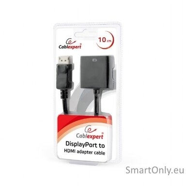 Cablexpert DisplayPort to HDMI adapter cable, Black | Cablexpert