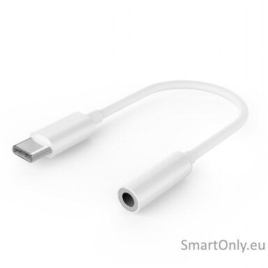 Cablexpert | USB type-C plug to stereo 3.5 mm audio adapter cable, White | A-CM-3.5F-01 Cablexpert | USB type-C plug to stereo 3.5 mm audio adapter cable, White | A-CM-3.5F-01