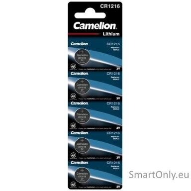 Camelion CR1216 5BL Lithium battery 5 pcs
