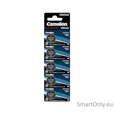 Camelion CR2025 5BL Lithium battery coin 5 pcs