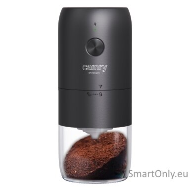 Camry Cordless USB Electric Coffee Grinder | CR 4302 | 25 W | Coffee beans capacity 25-30 g | Black