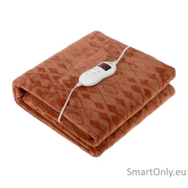 Camry | Electirc Heating Blanket with Timer | CR 7435 | Number of heating levels 8 | Number of persons 1 | Washable | Remote control | Super Soft Fleece/Polyester | 60 W