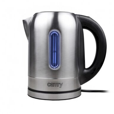 Camry Kettle CR 1253 With electronic control 2200 W 1.7 L Stainless steel 360° rotational base Stainless steel Camry Kettle CR 1253 With electronic control 2200 W 1.7 L Stainless steel 360° rotational base Stainless steel