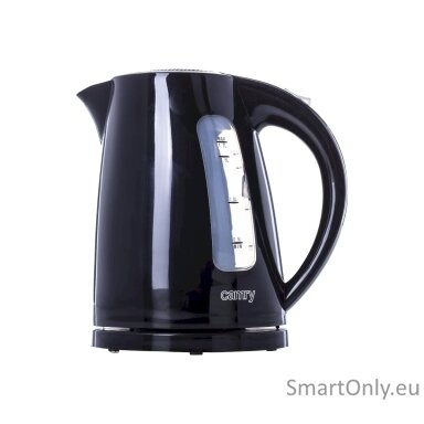 Camry | Kettle | CR 1255 | Standard | 2200 W | 1.7 L | Plastic | 360° rotational base | Black